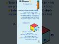 "2D/3D Shape Formulas का जादू! 1 Min में सीखें | Class 9 & 10 Maths ट्रिक्स 🔥" #maths #formulas