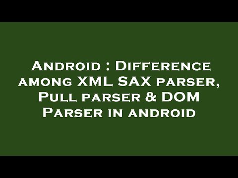 Android : Difference