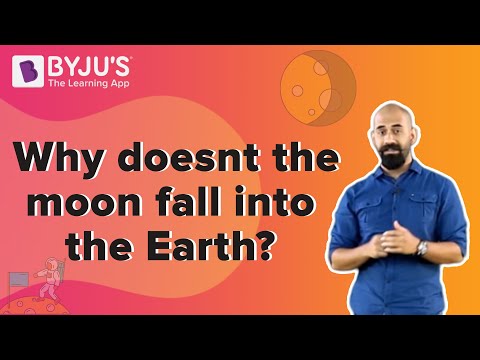 Why doesn’t the moon fall into the Earth? - Fun Fact | Learn with BYJU'S