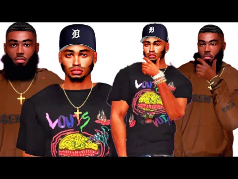 Sims 4 Cas | 2 Male Sims Dumps | CC Folder + Sim Download - YouTube