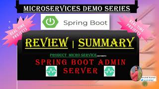 #12.7 Review | Summary of Spring Boot Admin Server topics