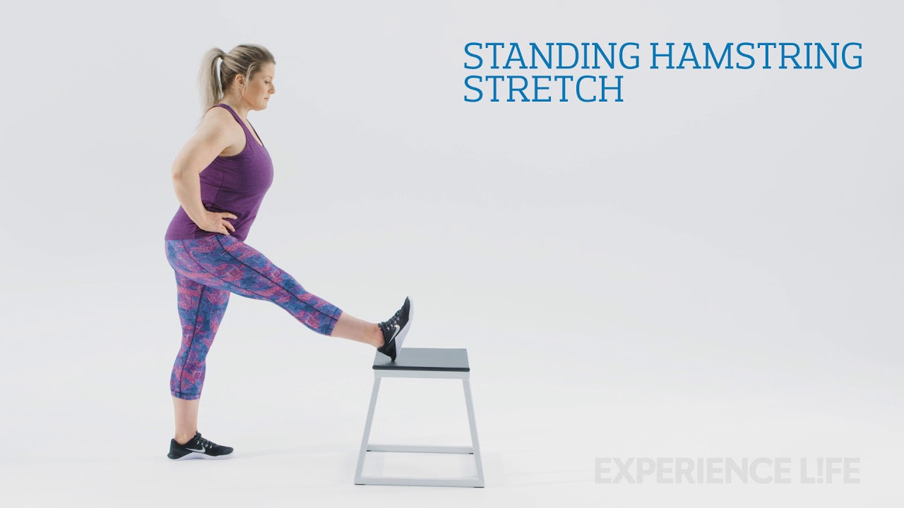 The Happy-Hamstrings Workout: Standing Hamstring Stretch 