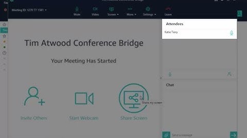 Join an Amazon Chime Meeting Early