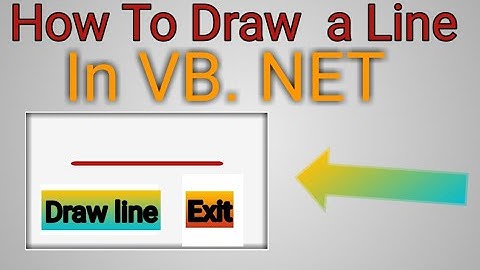 How To Draw a Line In VB.NET ||Line Draw In VB.NET