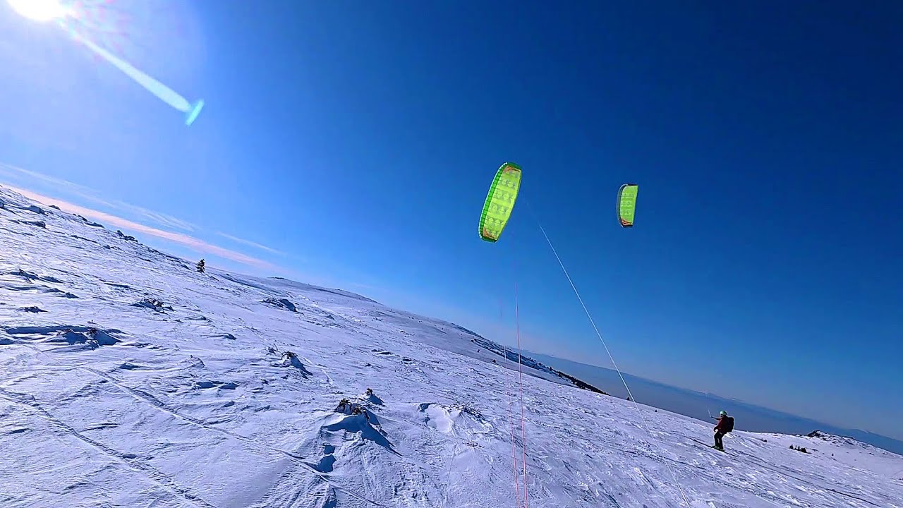 Идеальный ветер и снег на Витоше.