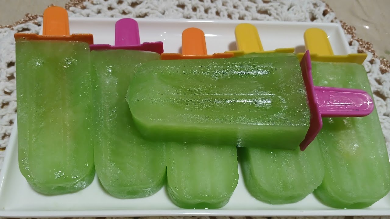 Picolé de Gelatina de Limão