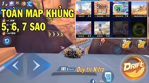 ZingSpeed Mobile | Lượt Cấm Toàn Những Map Khủng 5, 6, 7 Sao