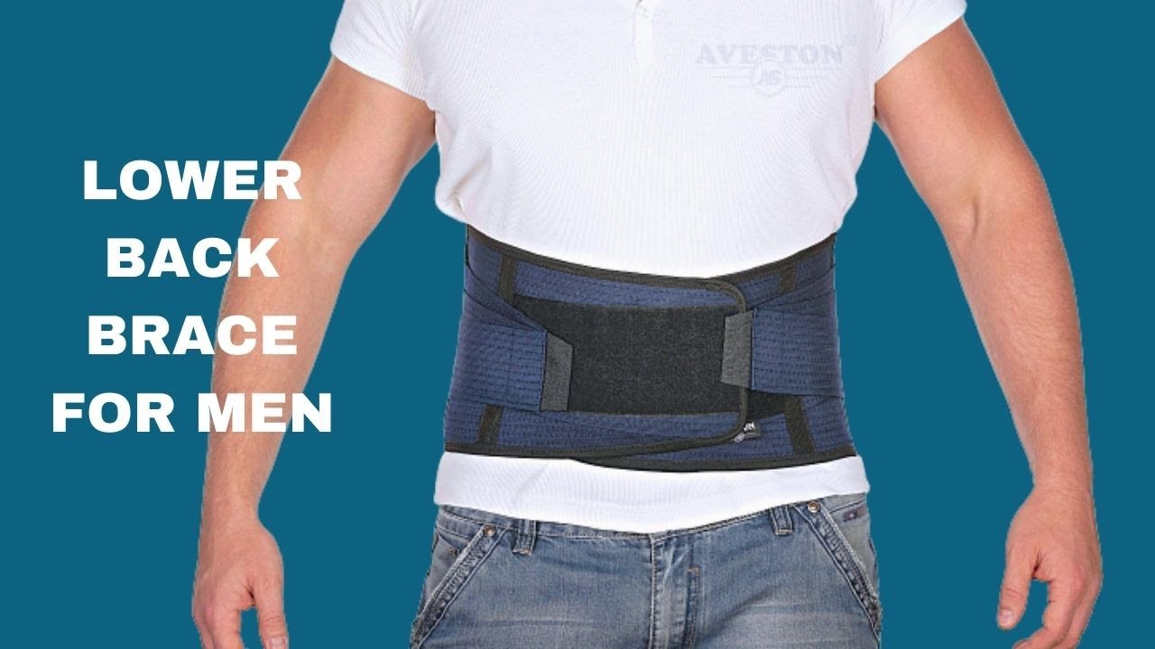 AVESTON Back Brace for Lower Back Pain | Best Light Rigid Back Support ...