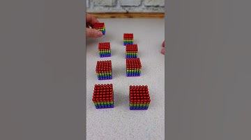 Rainbow Magnetic Balls unboxing Asmr 🤩 Satisfying video #asmr #satisfying