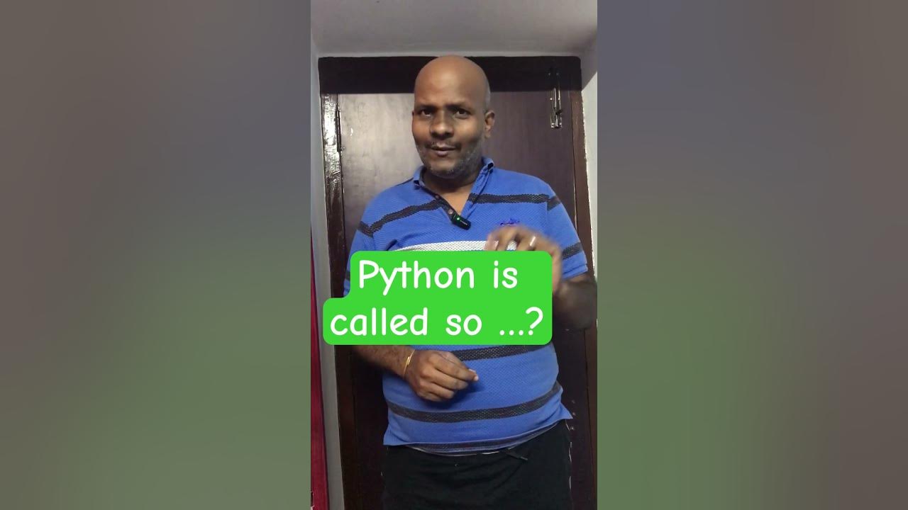 This is Why Python was named Python? - YouTube