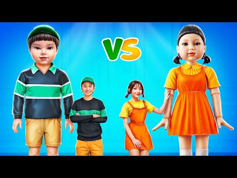 Từ Mọt sách thành Búp bê khổng lồ Squid Game ngoài đời thực!