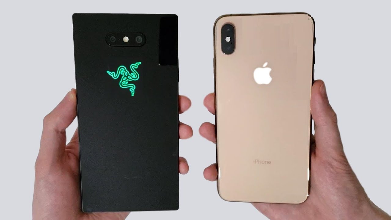 Razer Phone 2 y iPhone XS Max - Comparación