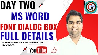 Font dialog box full details (Font and Advanced)#computer #msword #advance @g-nextcomputer 