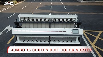AMD® JUMBO SERIES:13-CHUTE RICE COLOR SORTER