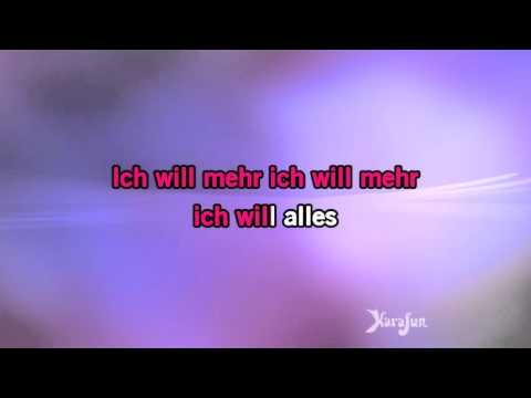 Karaoke Ich Will Alles - Gitte Hænning *