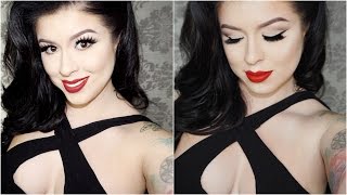 Classic Old Hollywood Glam Makeup Tutorial (hooded eyes)