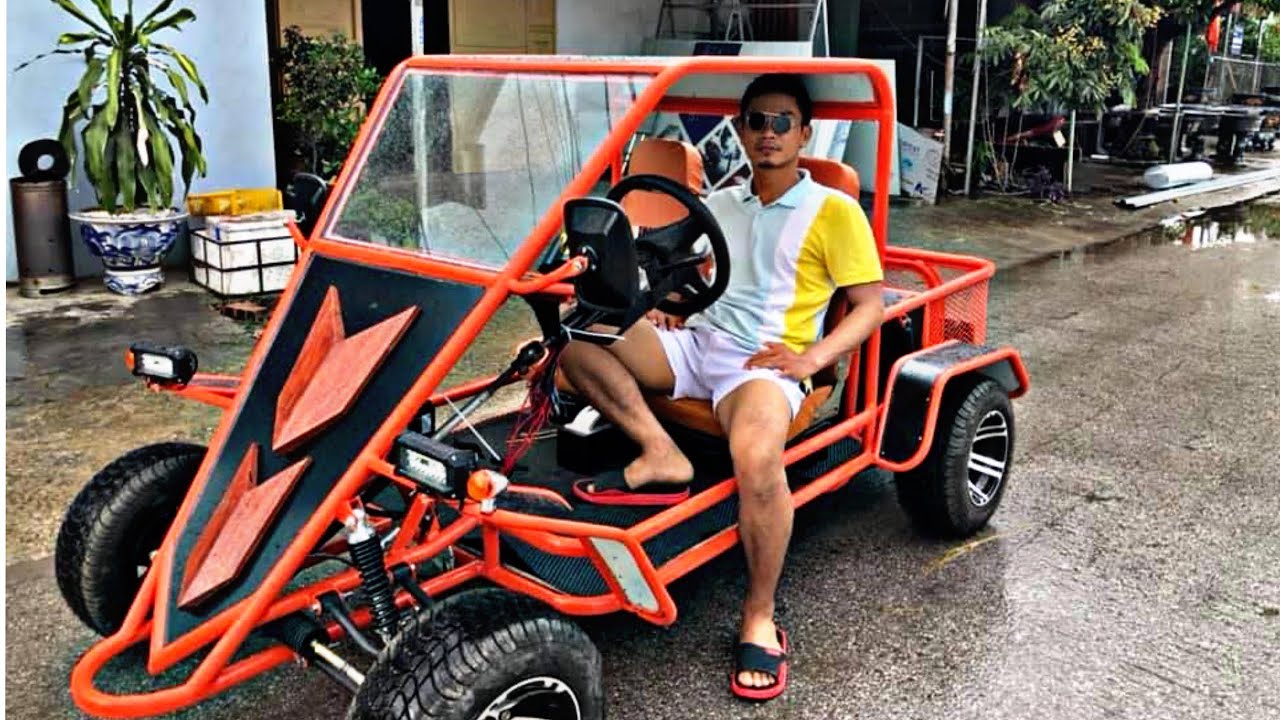 Homemade electric pickup truck part 2 - YouTube