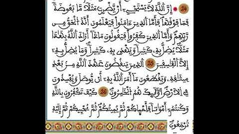 الربع التاني من سورة البقرة برواية ورش مكرر 7 مرات