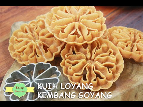 Kuih Loyang/ Kembang Goyang Sedap Tanpa Berminyak - YouTube