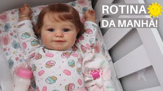 ROTINA DA MANHÃ COM DUAS BEBÊS REBORNS LUNA E AMÉLIA! 