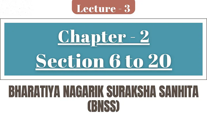 Chapter 2 BNSS | Section 6 to 20 BNSS | Constitution of Criminal Courts| BNSS 2023