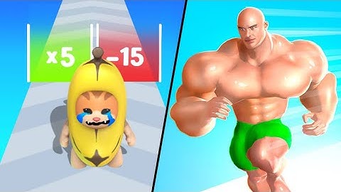 Epic Banana Run | Muscle Rush / All Level Gameplay: Android,iOS