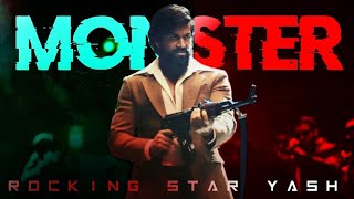 Kgf x Dilbar ft . Rocking Star Yash || Rocky Bhai Attitude 😈 Status || 4k Efx status || Monster