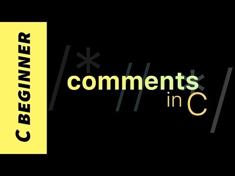 Videó: Miért nem engedélyezettek a beágyazott megjegyzések a c-ben?