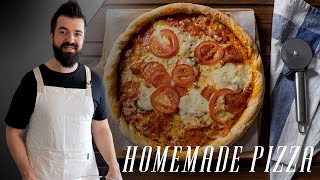 Pizza with Homemade Dough (Beyond Easy) and Restaurant Quality
