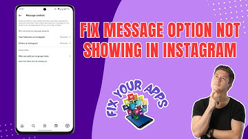 How to Fix Message Option Not Showing in Instagram - Step-by-Step Guide {2025}