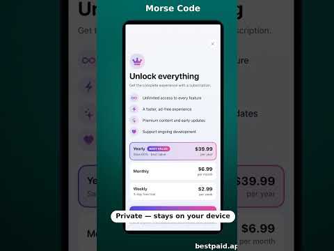 Morse Code demo video