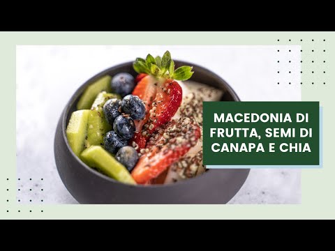 Video: Macedonia Di Frutta Con Semi Di Papavero
