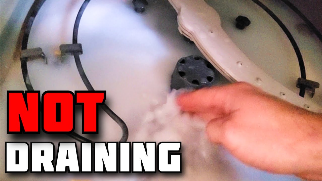How To Fix a Dishwasher That Won't Drain (GE Dishwasher NOT DRAINING