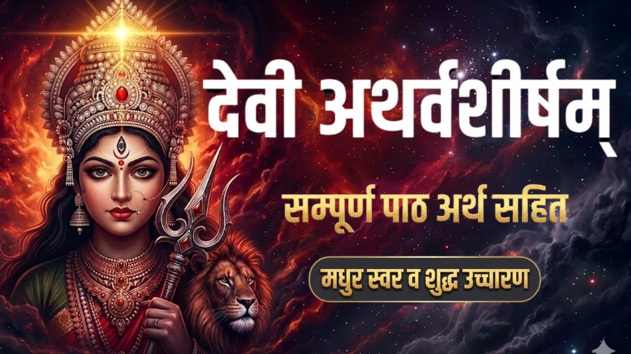 Devi Atharvashirsham - Durga Saptashati (सम्पूर्ण पाठ) | चण्डी पाठ | Part 7/29 | Devi Mahatmya