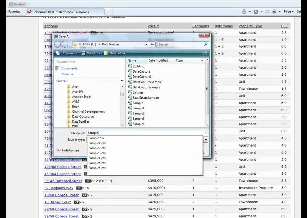 Internet Explorer DataToolbar