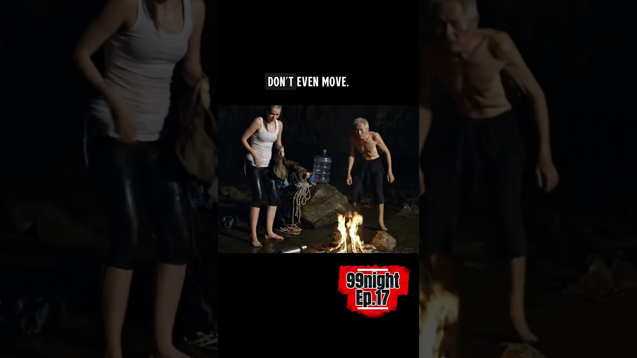 99night ep.17, escape into a cave but find something, Uncle Kham and Nong Maem #shorts