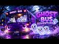 Wheels on the Bus 👻 Ghost Bus Adventure | Funny Spooky Kids Song | Nursery Rhymes | Bus With Ghost