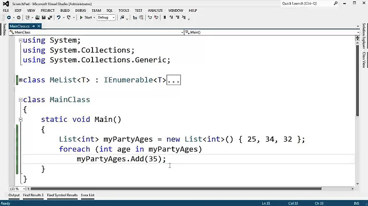 C# foreach InvalidOperationException List Has Changed