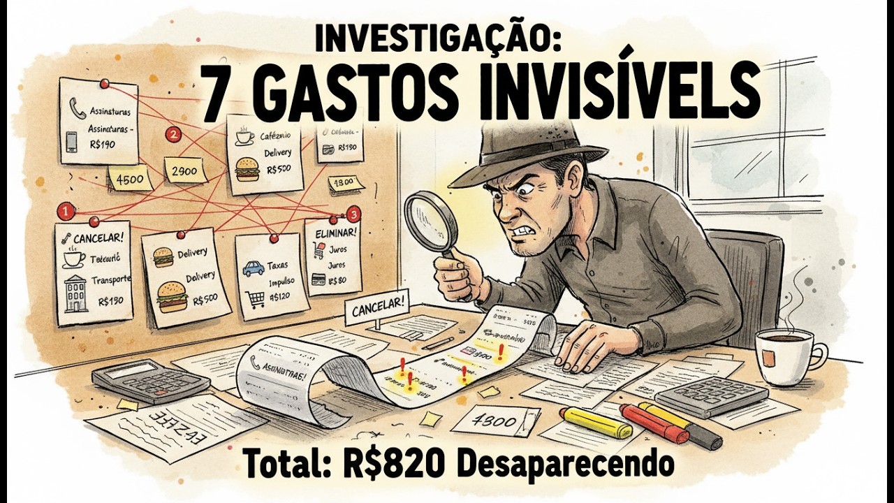 7 Gastos Invisíveis Que Sugam R$800 Do Seu Salário (E Você Nem Percebe)