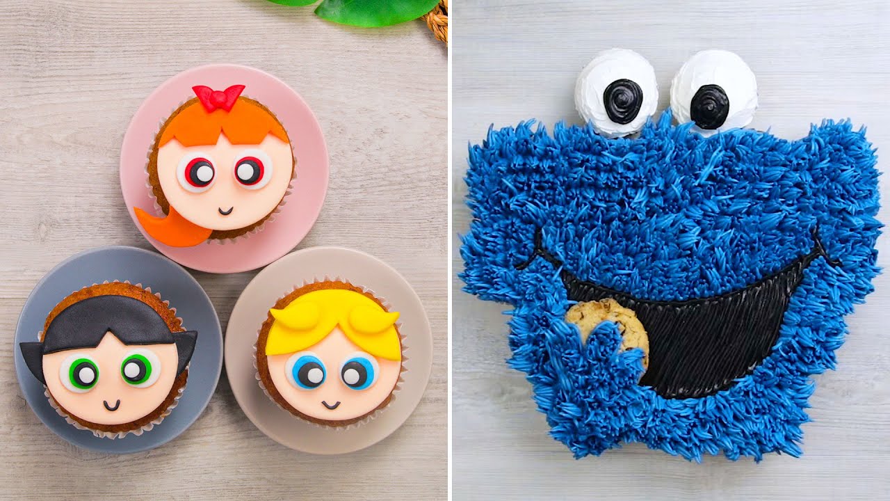 CREATIVE Cartoon Cupcake Decorating Ideas   DIY Cupcakes Design   Cupcake Mania