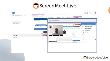 Screenmeet Live - Add Voice, Video and Screen Share to any Web Site w/ Salesforce Chat (Live Agent)