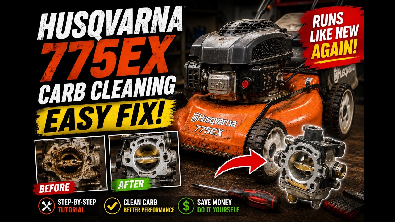 メンテナンス HUSQVARNA Husqvarna 775EX HU775H Push Mower Repair | DIY Lawn Mower Fix