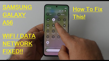 Samsung Galaxy A56 - Data & WI-FI Problems! How To Fix It! Tips & Tricks