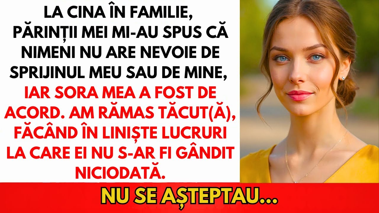 La Cină, Părinții Au Spus: 
