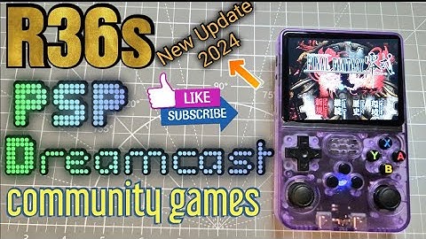 R36s new update 2024  community requested, PSP Dreamcast