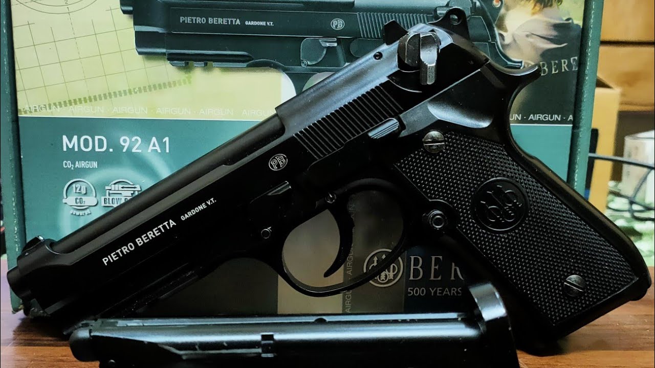 Lubing and maintaining Umarex M92A1 4.5 mm air gun.