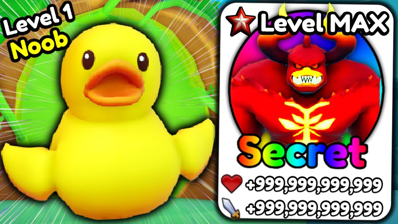 Starting Over as NOOB until MAX LEVEL in Duck Evolution! (Roblox) - YouTube