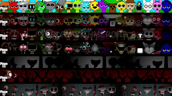 Incredibox Sprunki Phase 1 VS Phase 2 VS Phase 3 VS Phase 4.. VS Phase 7 - All Character Together