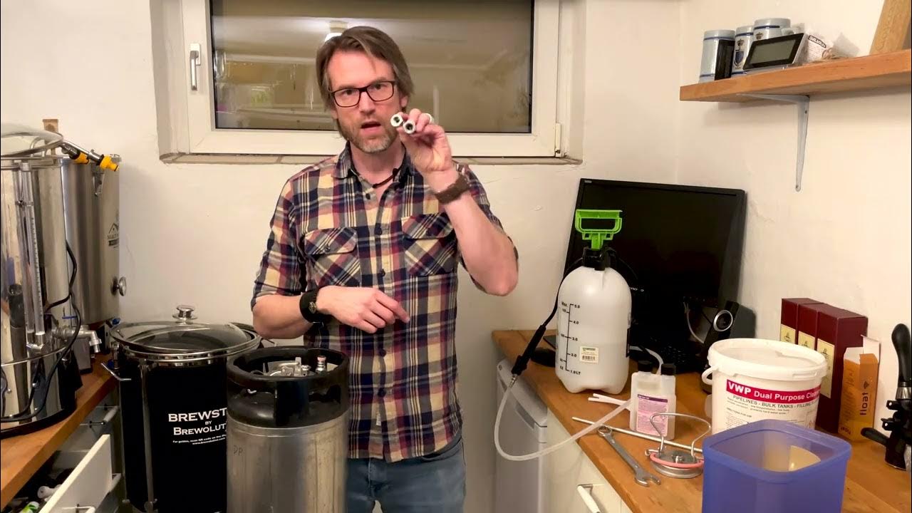 How to sanitize corny keg YouTube