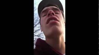 Backyard Snowboarding Sesh